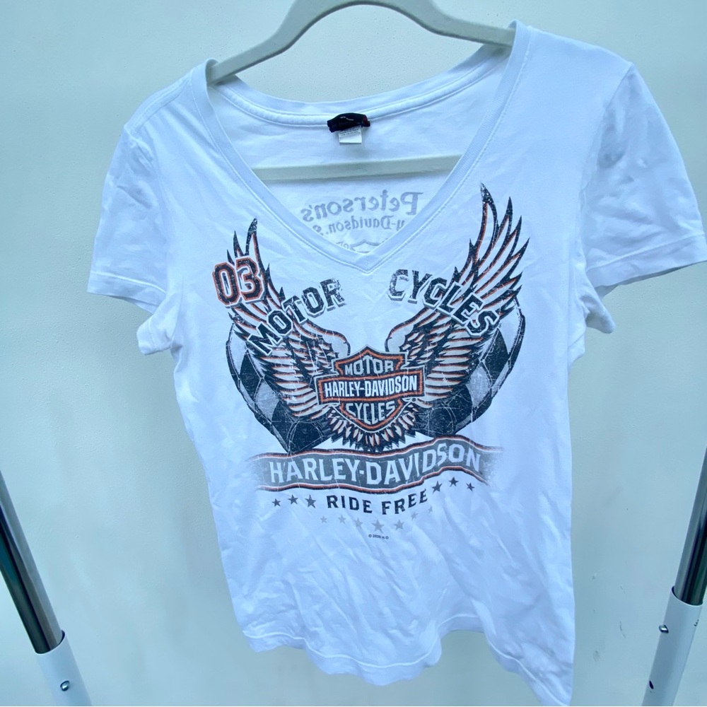 Harley Davidson Ride Free Miami Graphic T-shirt
Size XS